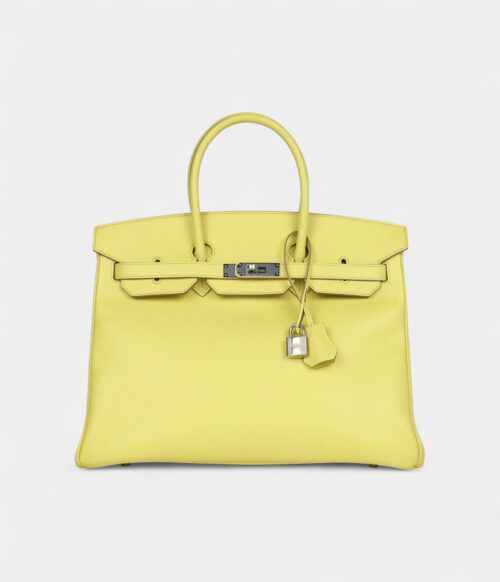 Hermès Birkin 35 Soufre Epsom Palladium Hardware