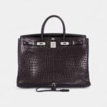 Hermès Birkin 40 Black Matte Crocodile Porosus Palladium Hardware