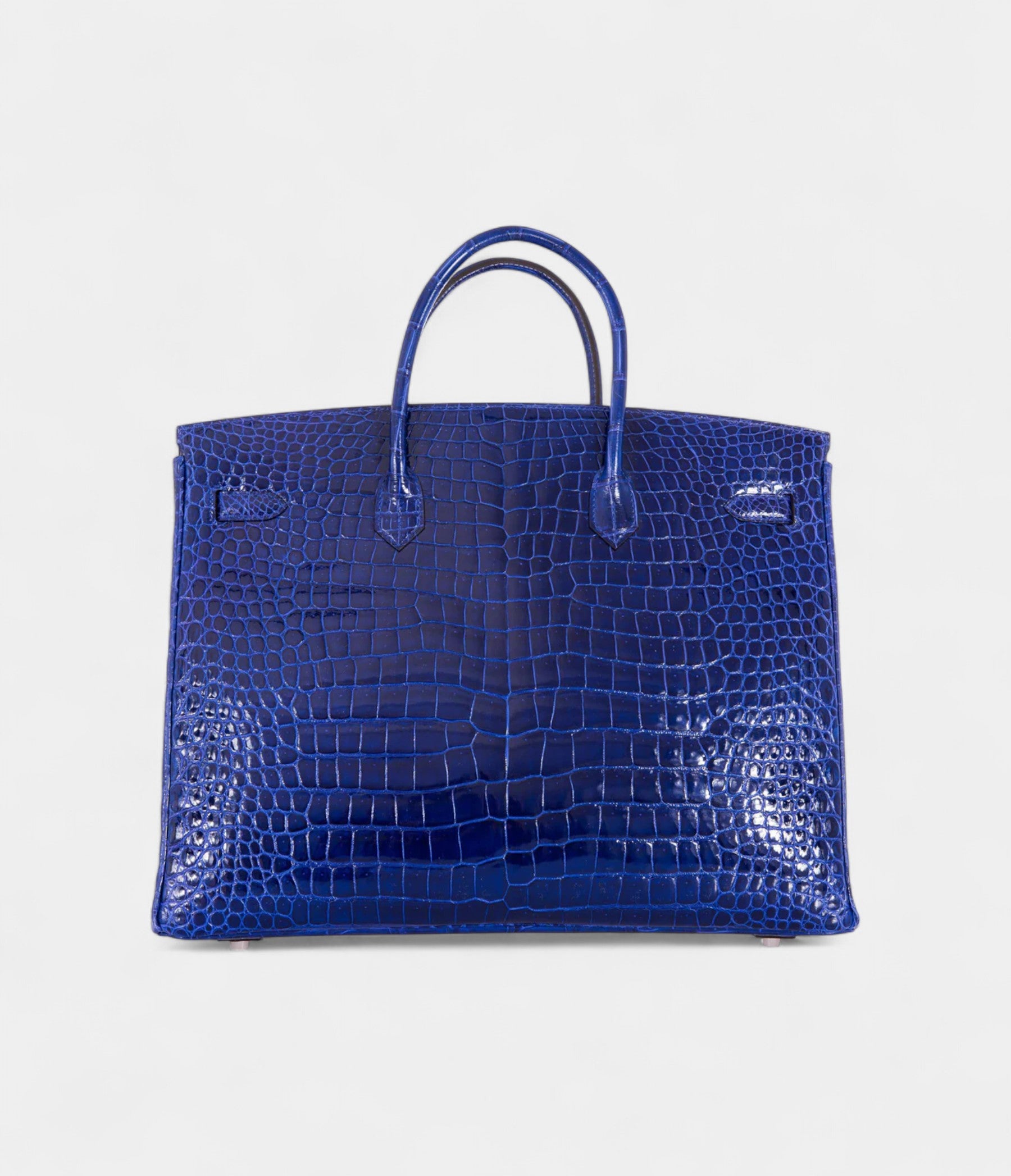 Hermès Birkin 40 Blue Electric Crocodile Porosus Palladium Hardware