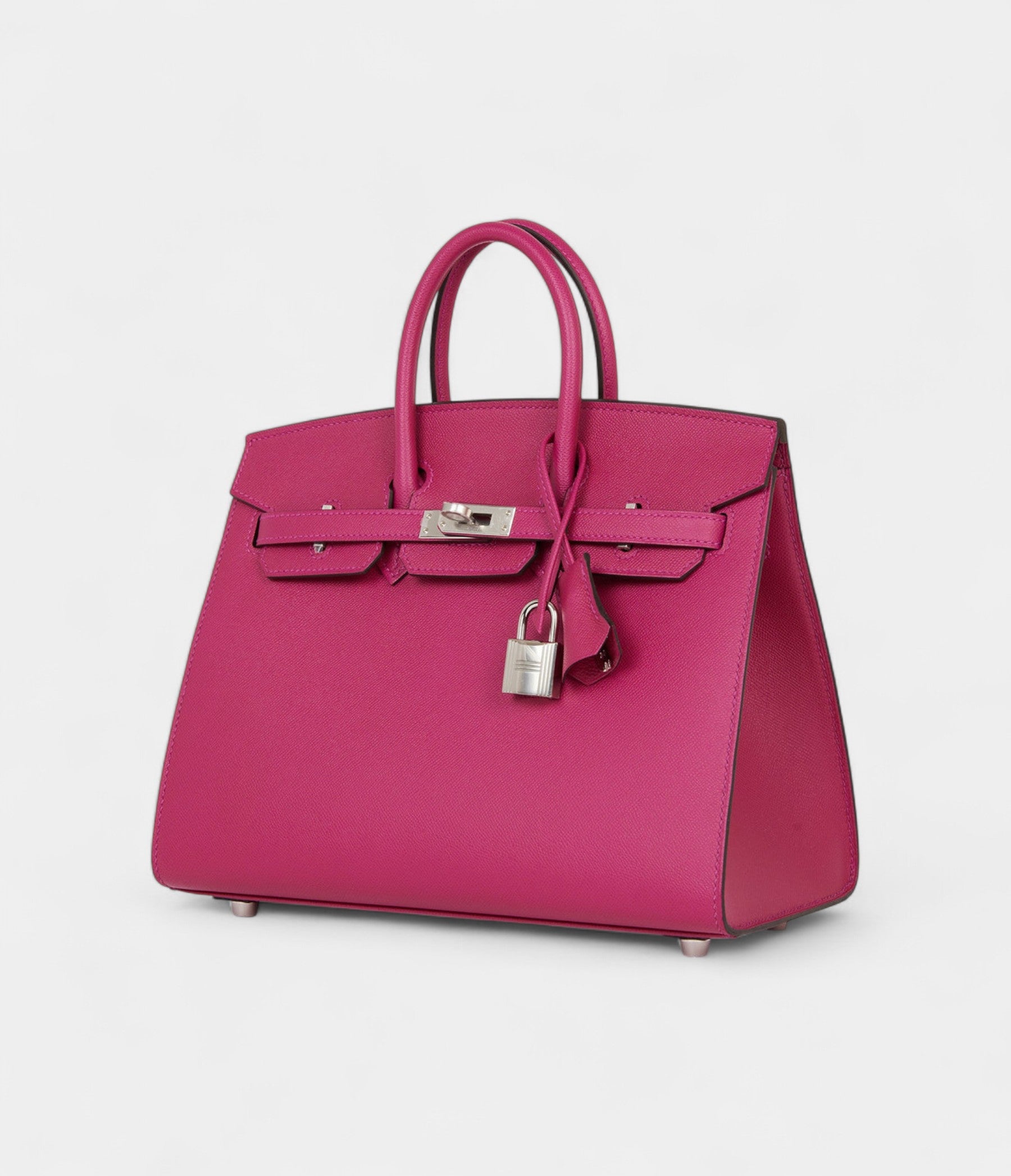Hermès Birkin Sellier 25 Rose Pourpre Veau Madame Palladium Hardware
