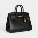 Hermès Birkin Sellier 25 Vert Fonce Box Gold Hardware