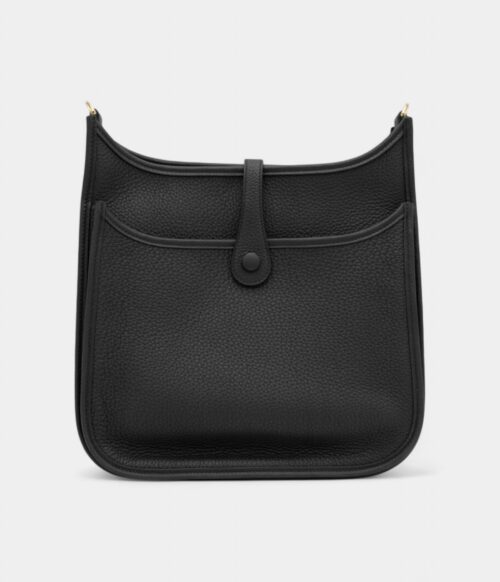 Hermès Black Clemence Evelyne III 29 Gold Hardware