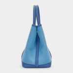 Hermès Bleu Brighton Negonda and Bleu Azur Toile Garden Party 30 TPM Palladium Hardware