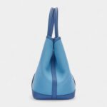 Hermès Bleu Brighton Negonda and Bleu Azur Toile Garden Party 30 TPM Palladium Hardware
