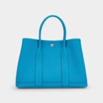 Hermès Bleu Zanzibar Negonda Garden Party 30 TPM Palladium Hardware