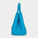 Hermès Bleu Zanzibar Negonda Garden Party 30 TPM Palladium Hardware