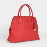 Hermès Bolide 31 Rouge Pivoine Clemence Palladium Hardware