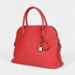 Hermès Bolide 31 Rouge Pivoine Clemence Palladium Hardware