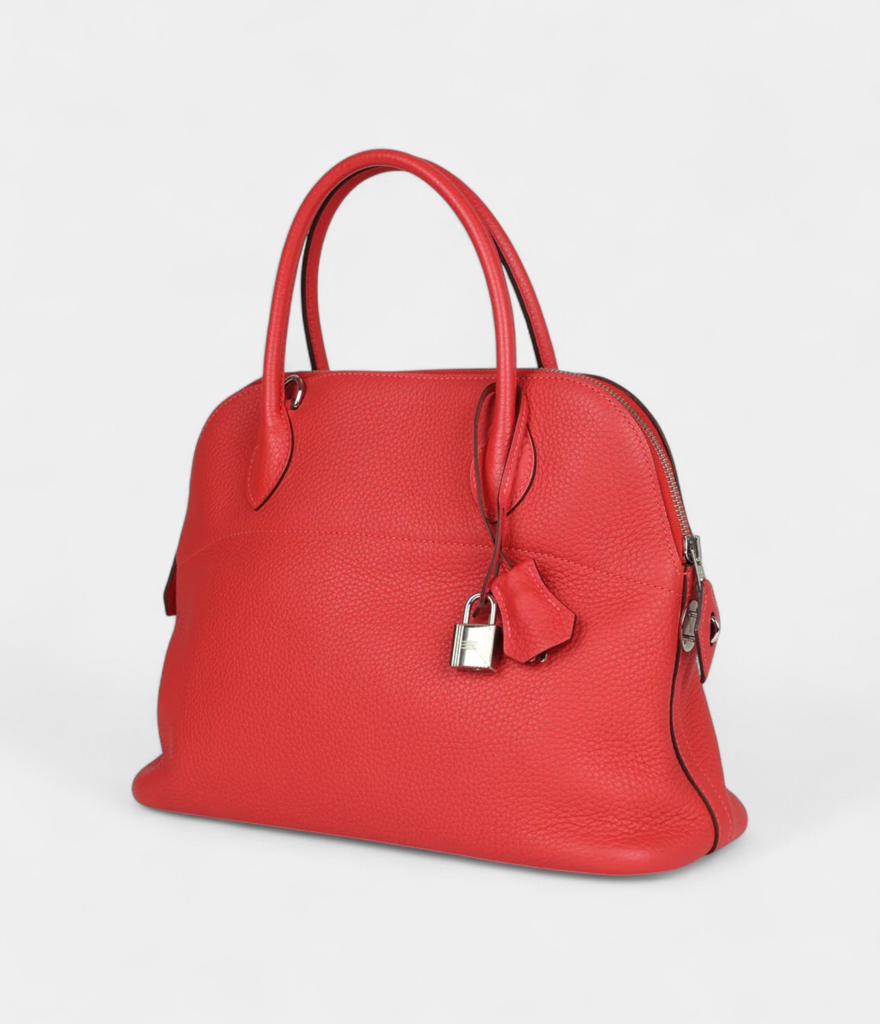 HermesBolide31RougePivoineClemencePalladiumHardware_3.jpg Hermès Bolide 31 Rouge Pivoine Clemence Palladium Hardware