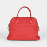 Hermès Bolide 31 Rouge Pivoine Clemence Palladium Hardware