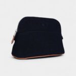 Hermes Bolide Travel Case Black Canvas Medium New Model