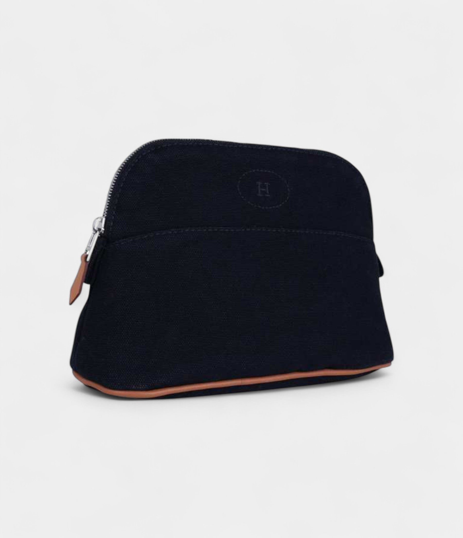 Hermes Bolide Travel Case Black Canvas Medium New Model