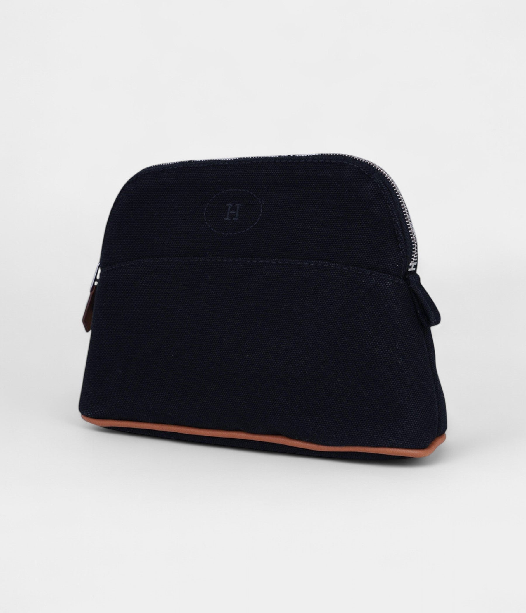 Hermes Bolide Travel Case Black Canvas Medium New Model