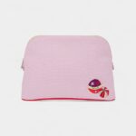 Hermès Bolide Travel Case Pale Pink Embroidered – New Model