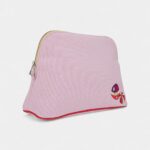 Hermès Bolide Travel Case Pale Pink Embroidered – New Model