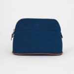 Hermes Bolide Travel Case Prussian Blue Medium New Model