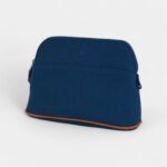 Hermes Bolide Travel Case Prussian Blue Medium New Model