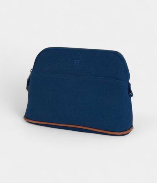 Hermes Bolide Travel Case Prussian Blue Medium New Model