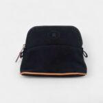 Hermès Bolide Travel Case Tousse Black Canvas – New Model