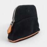 Hermès Bolide Travel Case Tousse Black Canvas – New Model