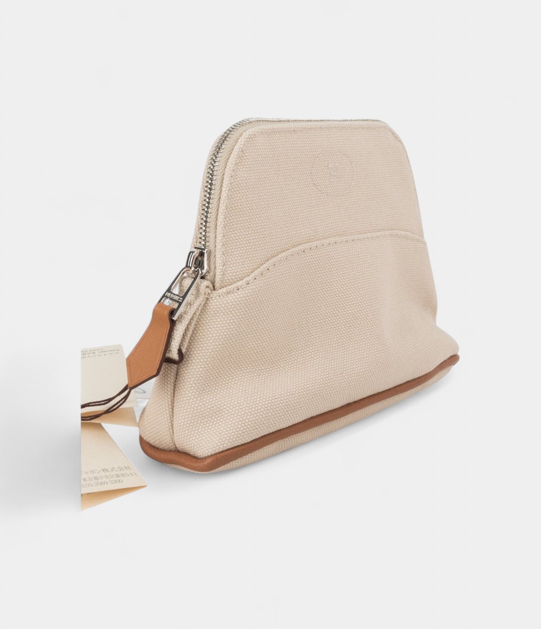 Hermès Bolide Travel Case Trousse Natural Canvas – New Model