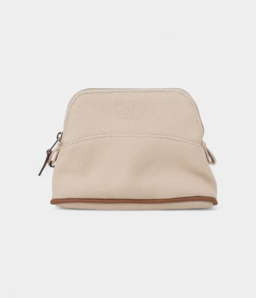 Hermès Bolide Travel Case Trousse Natural Canvas – New Model