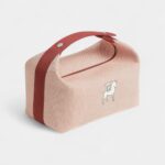 Hermes Bride-A-Brac Cabriole Case Biscuit Canvas Large Model