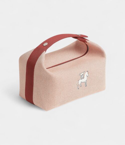 Hermes Bride-A-Brac Cabriole Case Biscuit Canvas Large Model