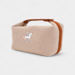 Hermes Bride-A-Brac Cabriole Case Biscuit Canvas Large Model