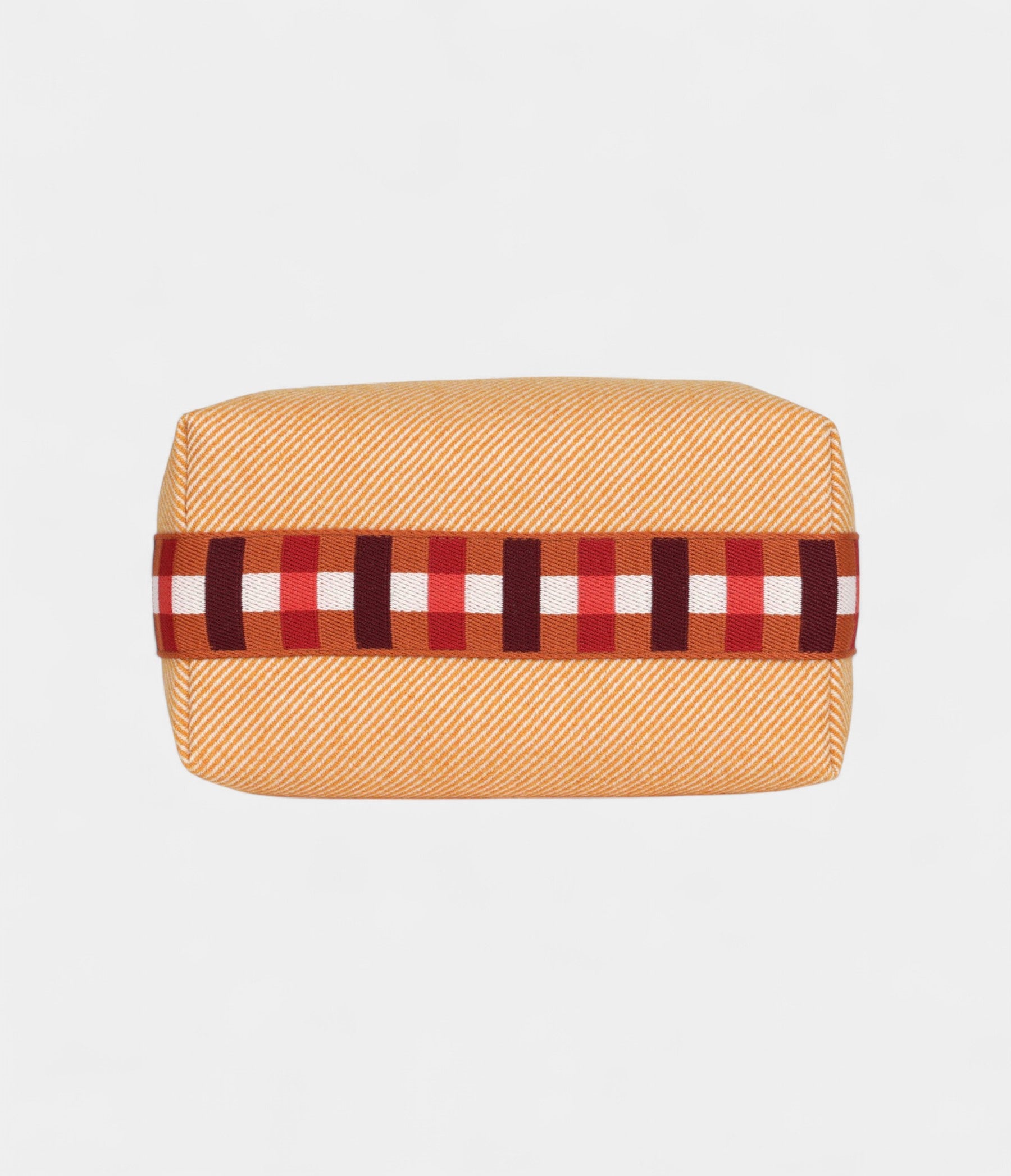 Hermès Bride A Brac Case Carre PM Fauve Merino Wool Palladium Hardware