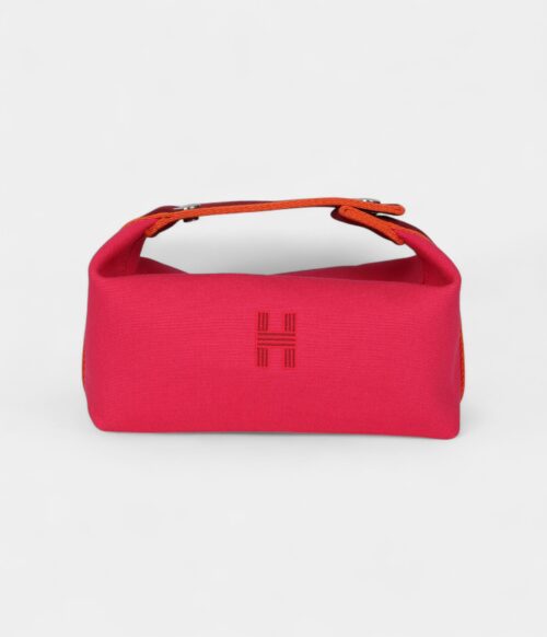 Hermès Bride A Brac Case Carre PM Hibiscus Canvas Palladium Hardware