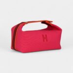 Hermès Bride A Brac Case Carre PM Hibiscus Canvas Palladium Hardware