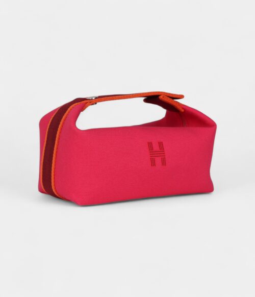 Hermès Bride A Brac Case Carre PM Hibiscus Canvas Palladium Hardware