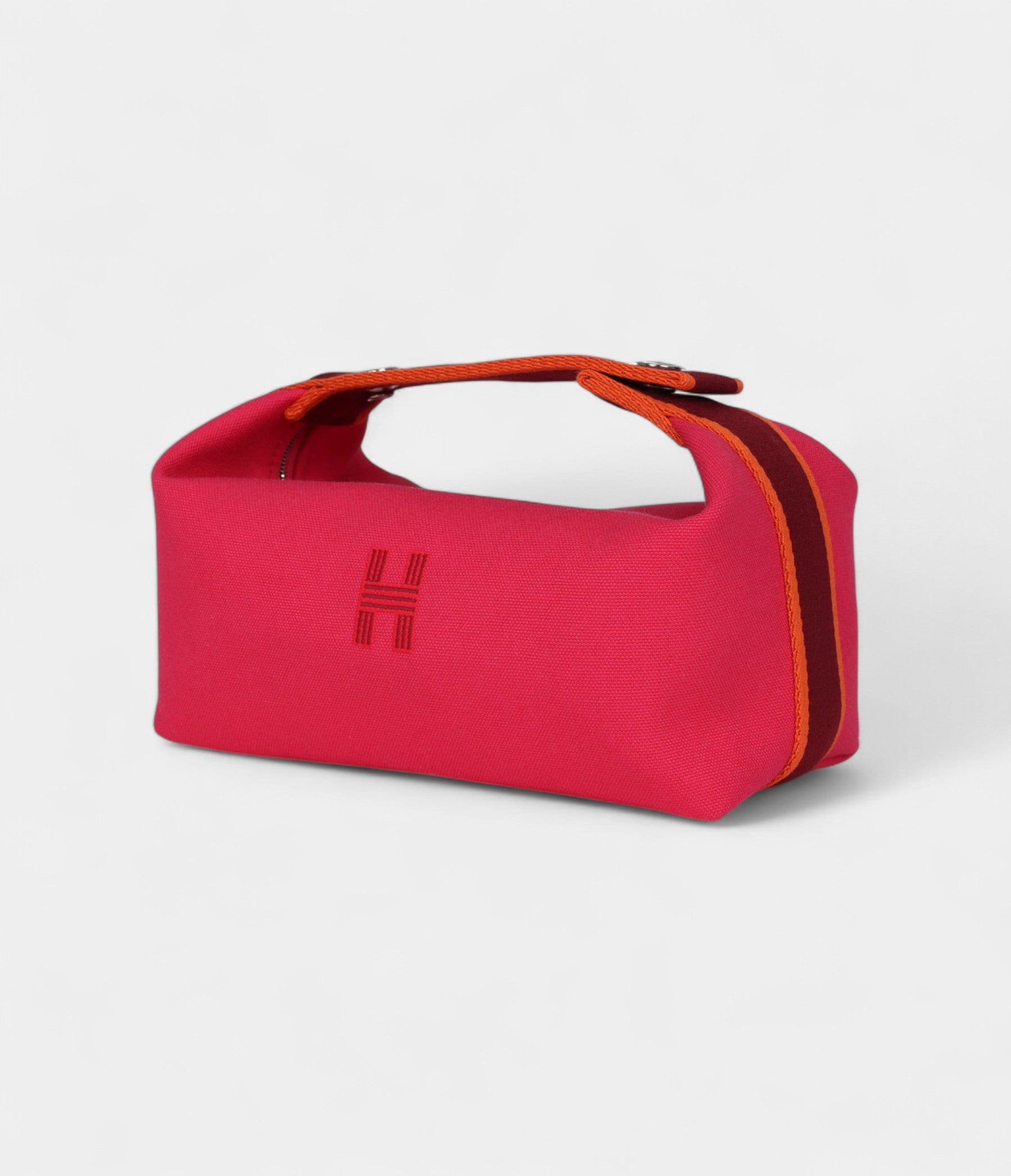 Hermès Bride A Brac Case Carre PM Hibiscus Canvas Palladium Hardware