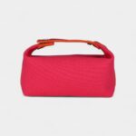 Hermès Bride A Brac Case Carre PM Hibiscus Canvas Palladium Hardware