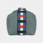 Hermès Bride A Brac Case Carre PM Host Lined H Night Canvas and Wool Palladium Hardware