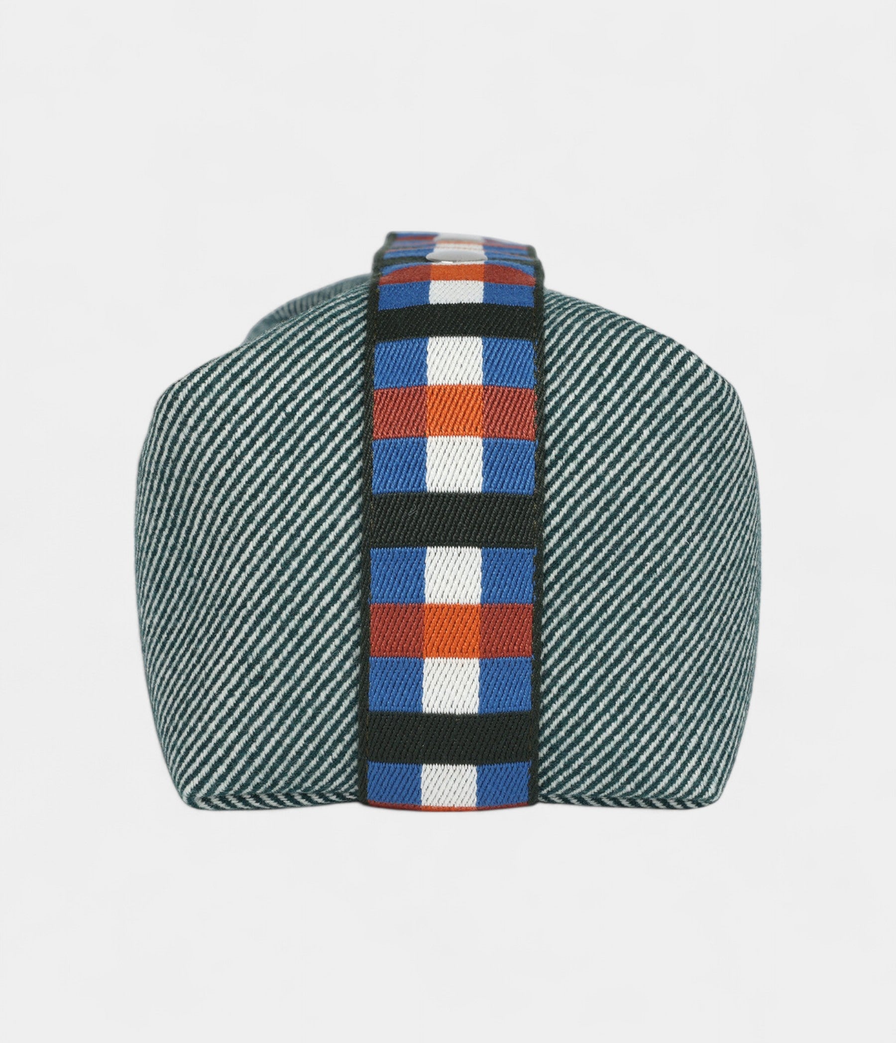 Hermès Bride A Brac Case Carre PM Host Lined H Night Canvas and Wool Palladium Hardware