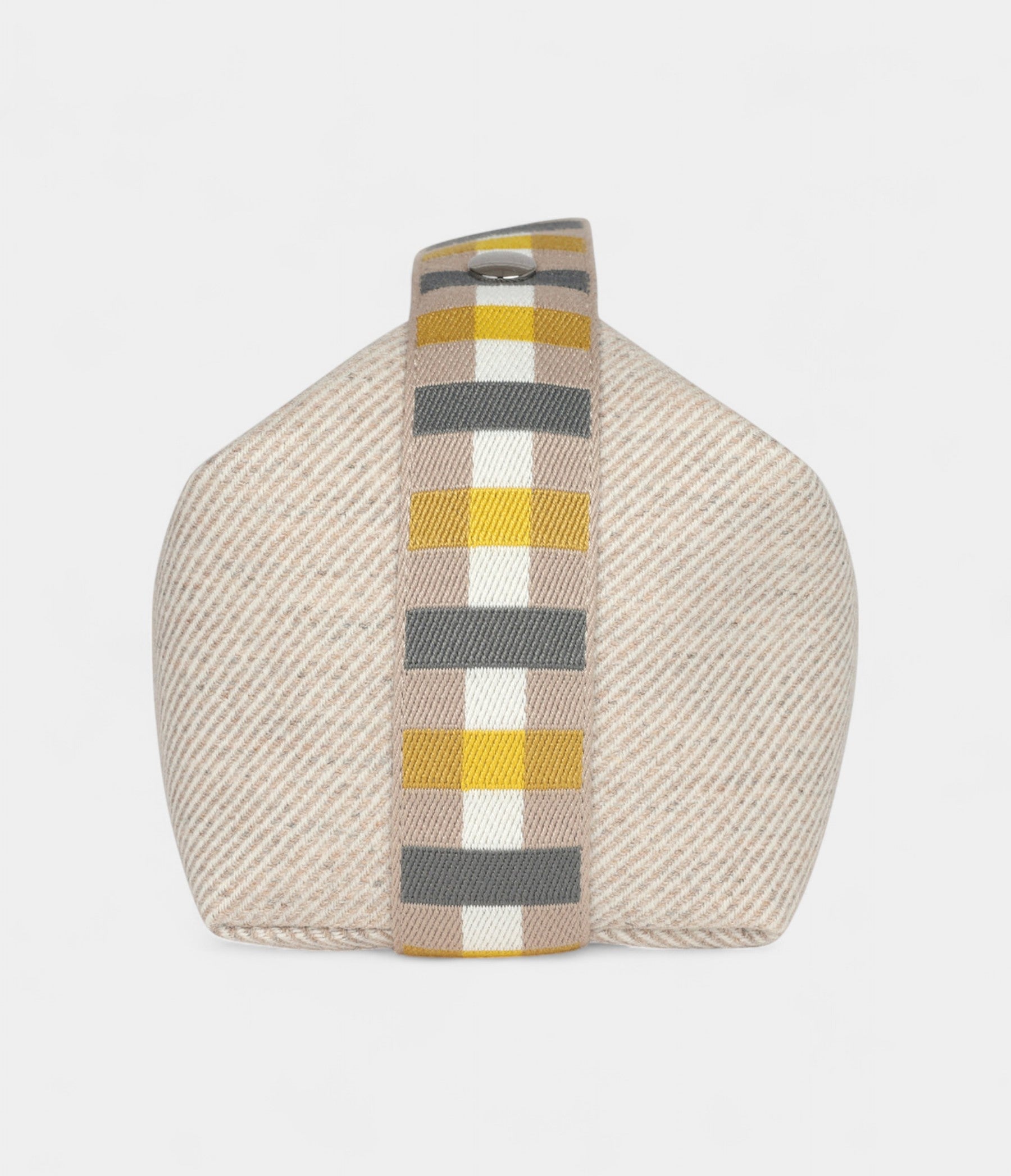 Hermès Bride A Brac Case Carre PM Rye Wool Palladium Hardware