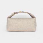 Hermès Bride A Brac Case Carre PM Rye Wool Palladium Hardware
