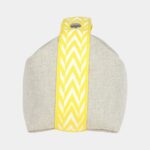 Hermès Bride A Brac Case Lemon Yellow Feather Canvas Palladium Hardware