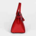 Hermès Casaque Birkin Sellier 30 Rouge De Coeur and Rose Extreme Epsom Palladium Hardware