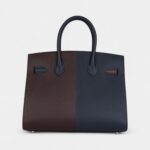 Hermès Casaque Birkin Sellier 30 Rouge Sellier and Bleu Indigo Epsom Palladium Hardware