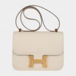 Hermès Constance 1-24 Craie Epsom Brushed Gold Hardware