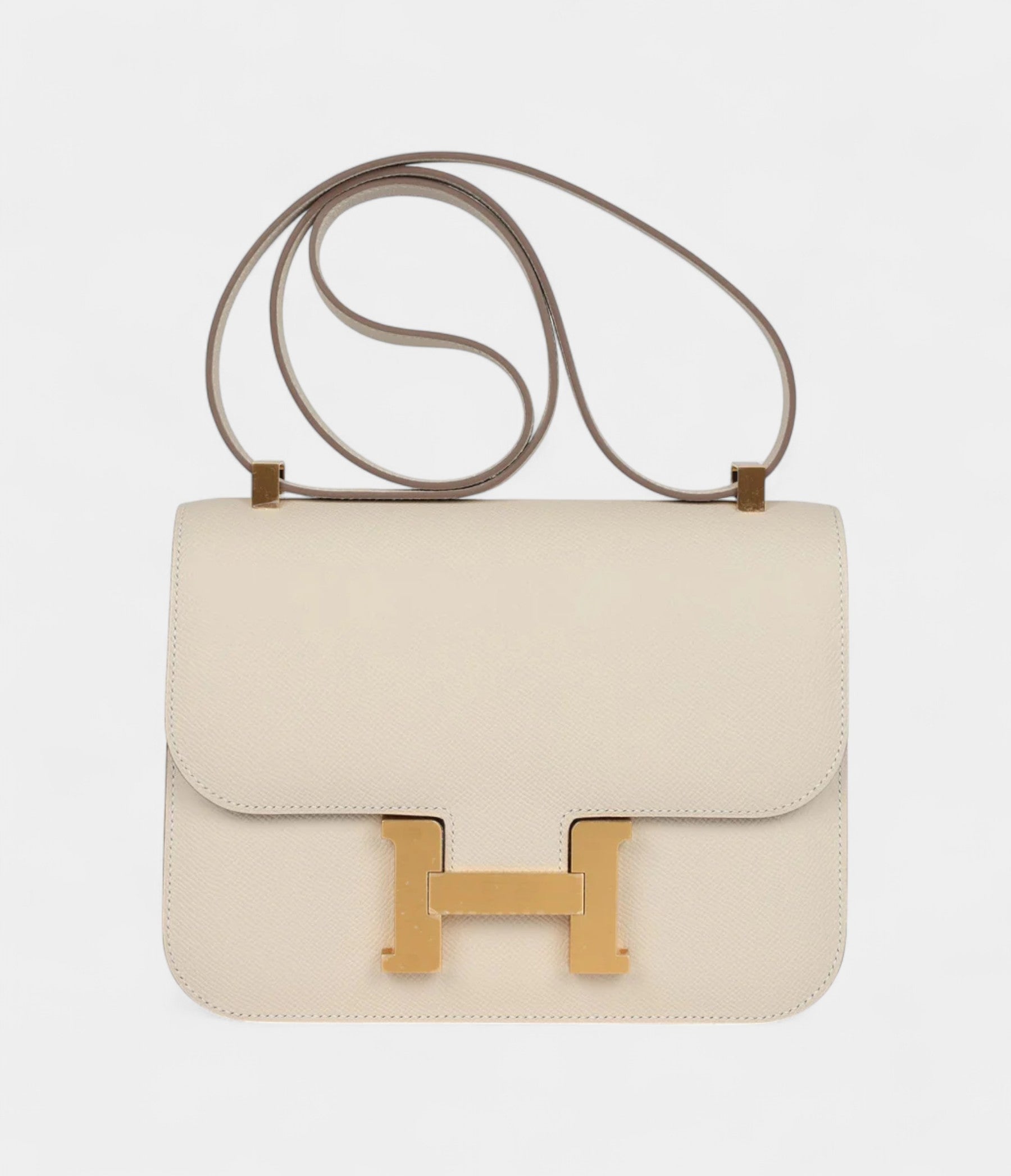 Hermès Constance 1-24 Craie Epsom Brushed Gold Hardware