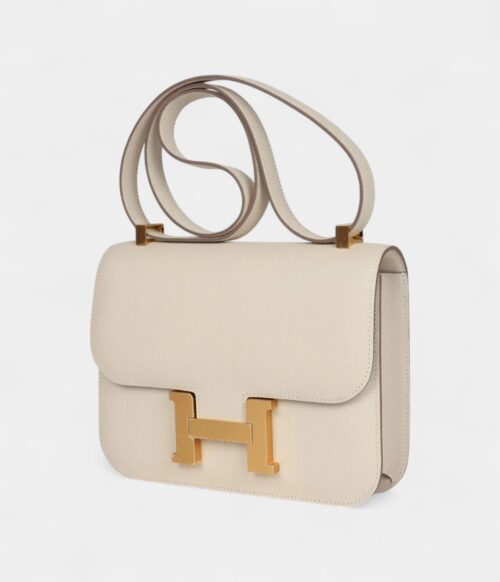 Hermès Constance 1-24 Craie Epsom Brushed Gold Hardware