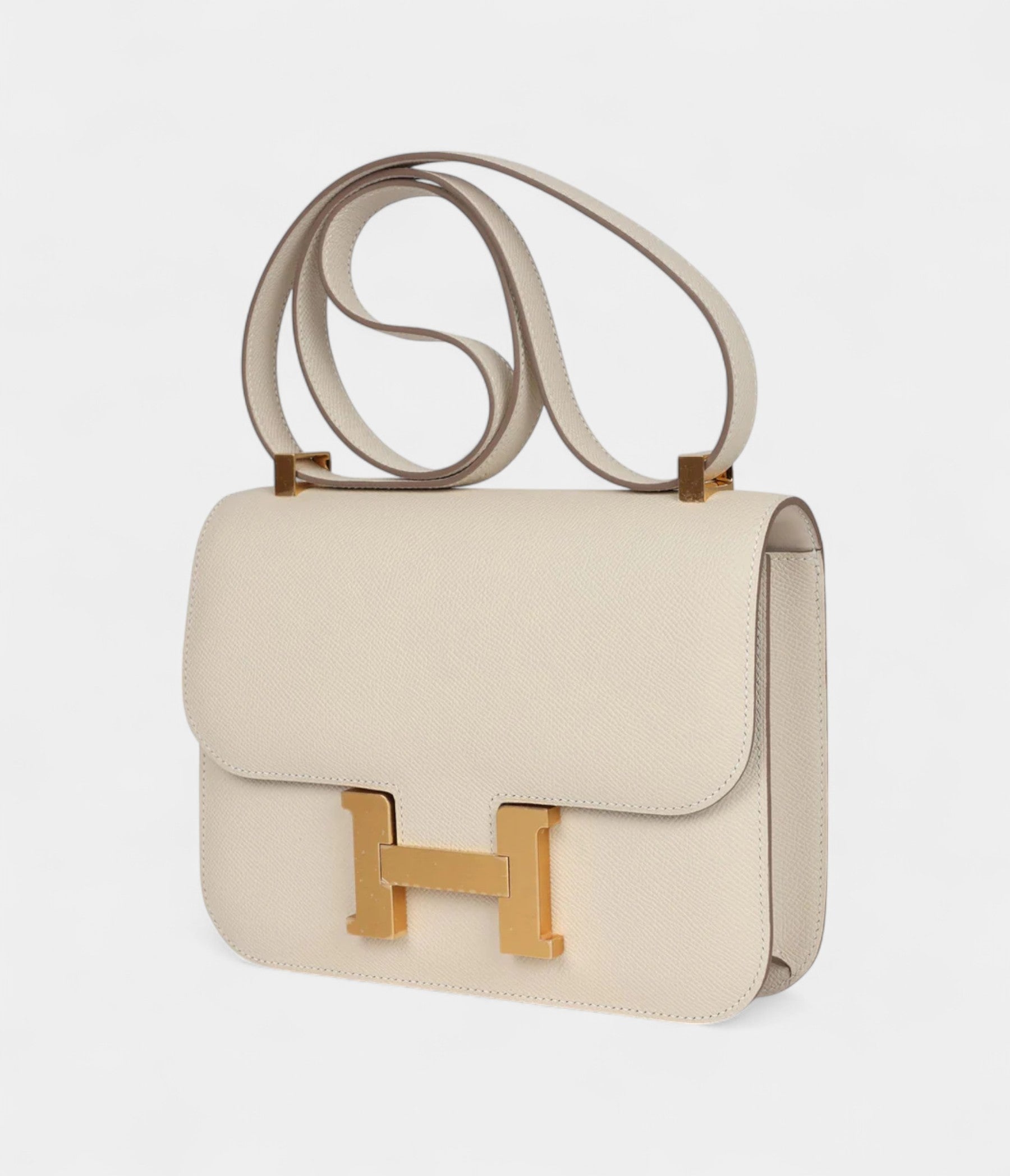 Hermès Constance 1-24 Craie Epsom Brushed Gold Hardware