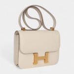 Hermès Constance 1-24 Craie Epsom Brushed Gold Hardware