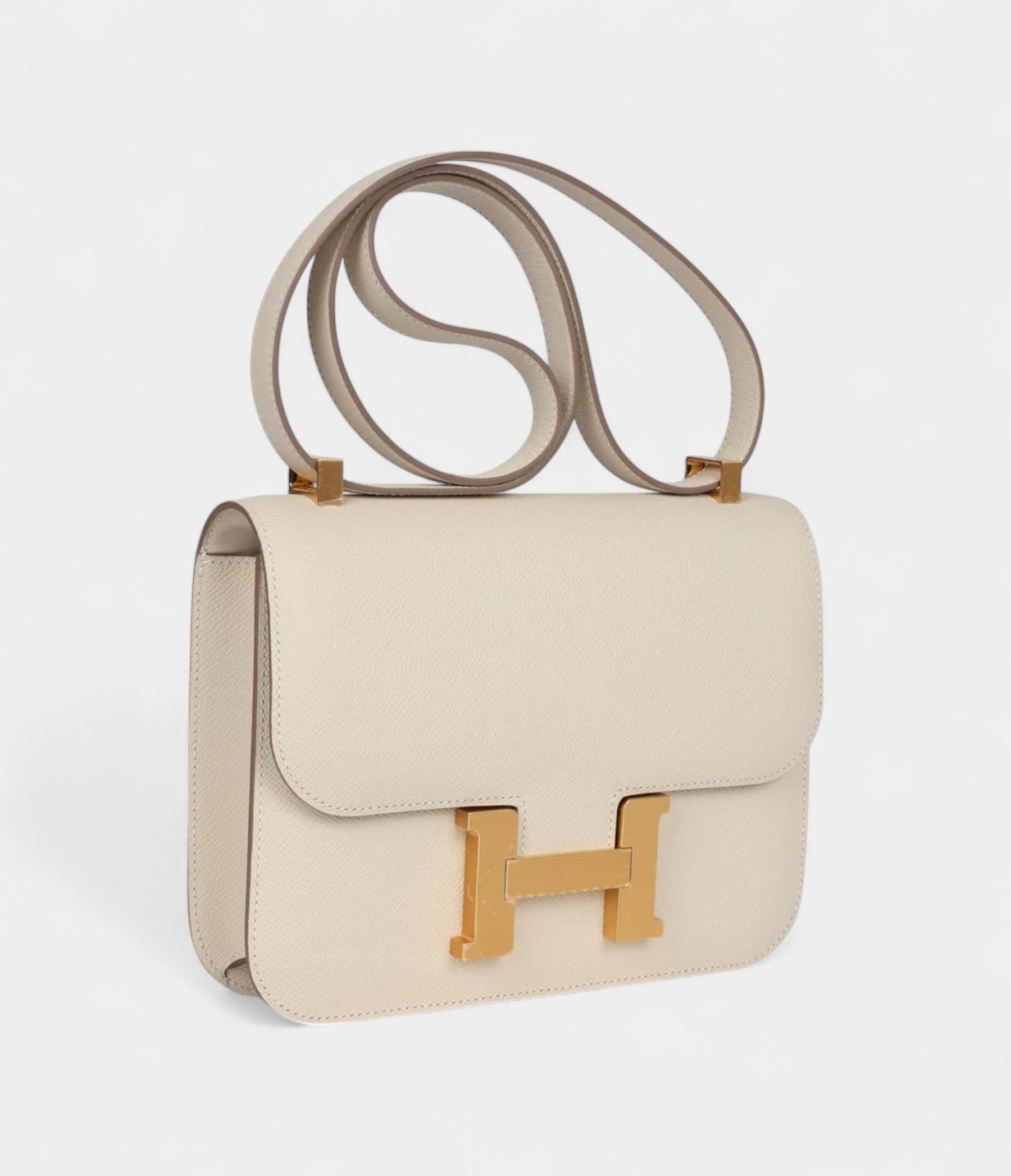 Hermès Constance 1-24 Craie Epsom Brushed Gold Hardware
