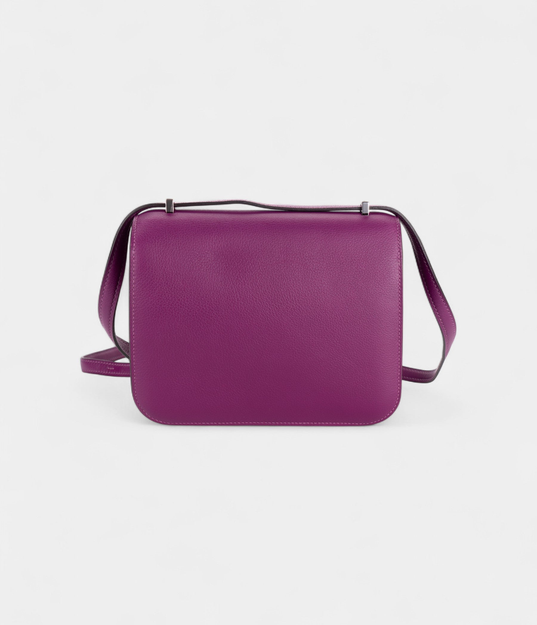 Hermès Constance 18 Anemone Chevre Palladium Hardware