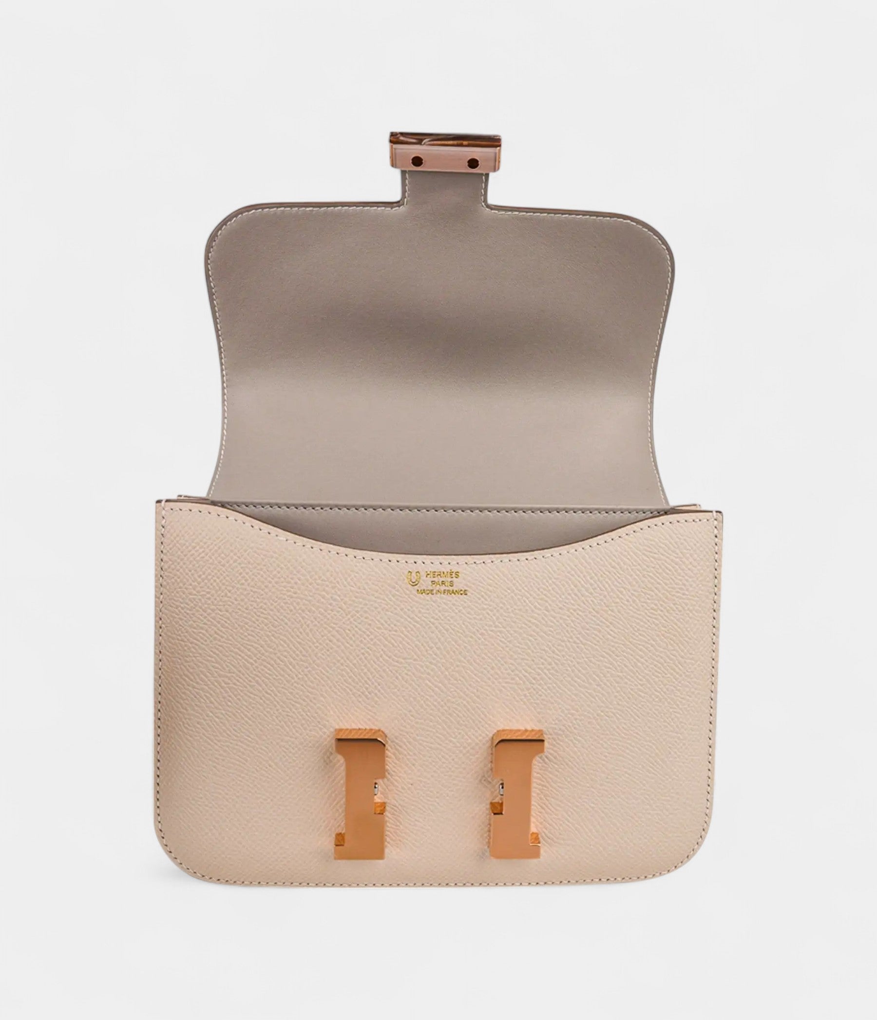 HermesConstance18BagCraieGrisPerleRoseGoldHardwar_5.jpg Hermes Constance 18 Bag Craie / Gris Perle Rose Gold Hardware